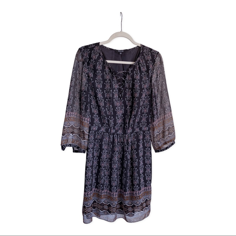 Boho Style Printed Minidress